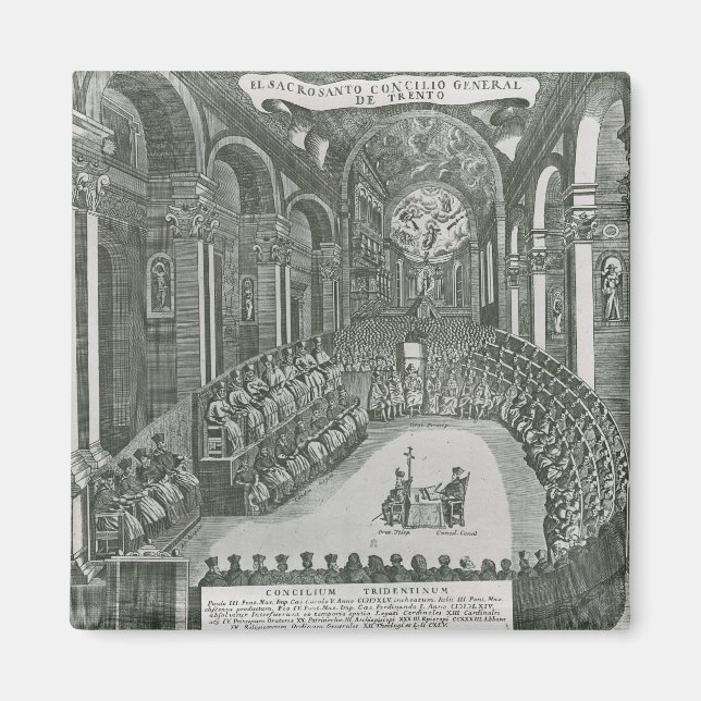 Íman El Sacrosanto Concilio General de Trento (Frente)