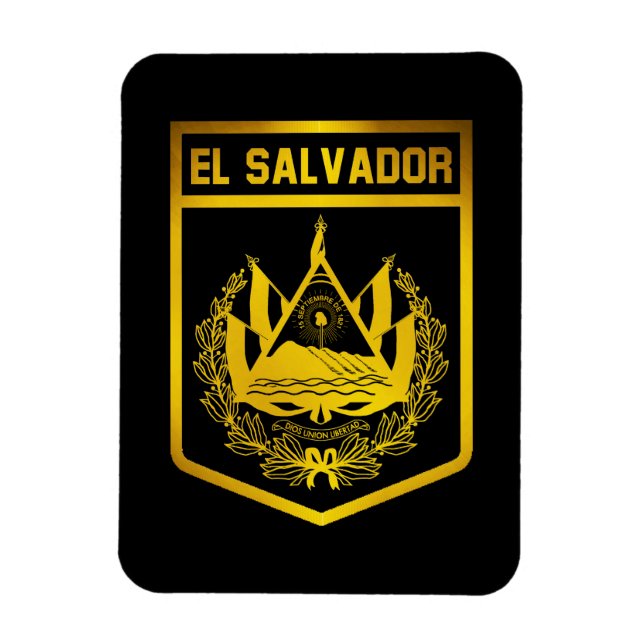Íman El Salvador Emblem (Vertical)