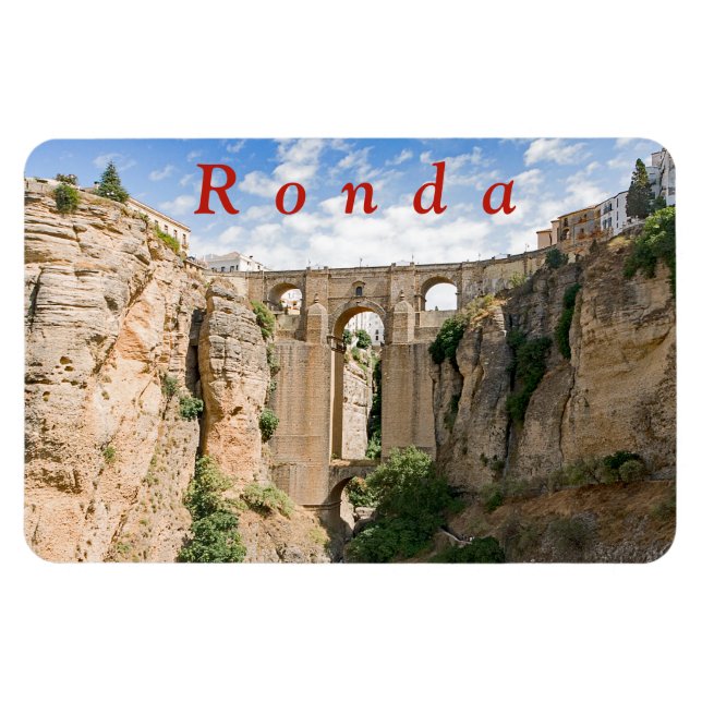 Íman "El Tajo" de Ronda com o Puente Nuevo. (Horizontal)