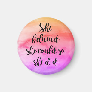 Íman Ela Acreditava Que Podia.