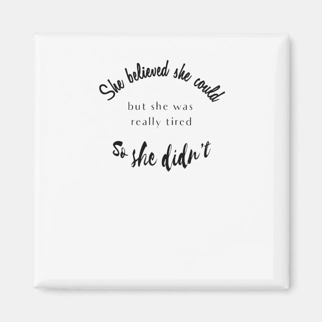 Íman Ela Acreditava Que Podia, Mas Estava Muito Cansada (Frente)