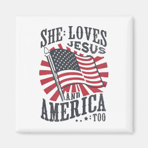 Íman Ela ama Jesus e a América como bandeira cristã 4