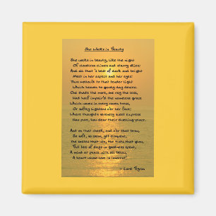 Íman Ela Caminha Em Beleza/Cabo Maio Milset Square Magn