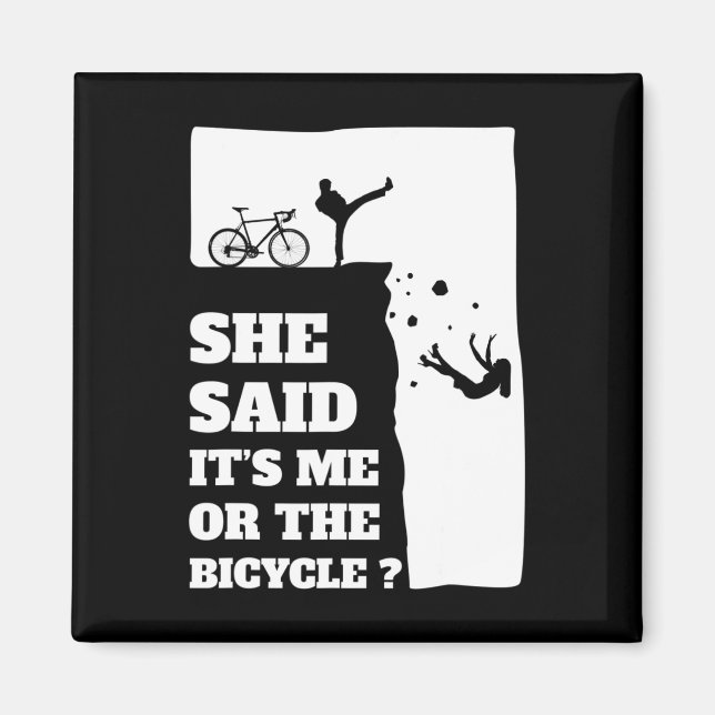 Íman Ela disse que sou eu ou a Bicicleta Diversão de Ci (Frente)