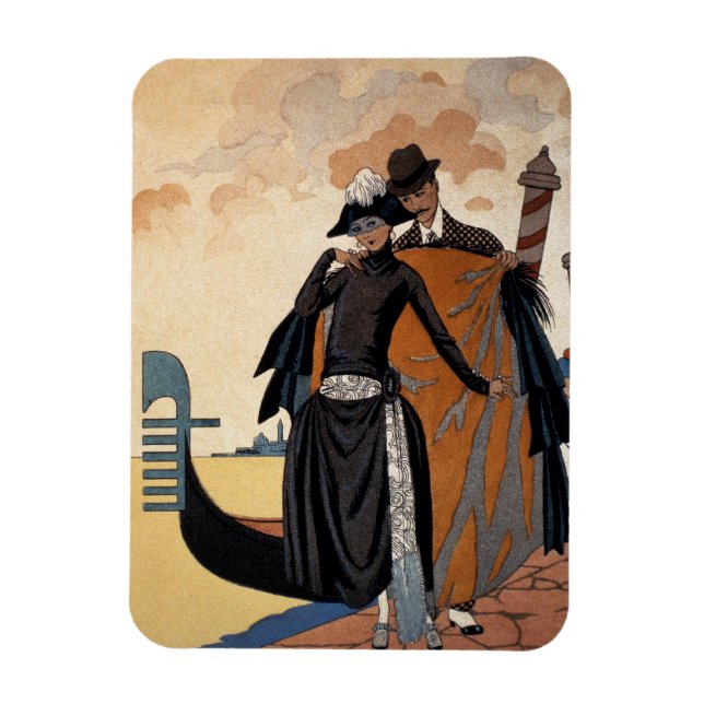 Íman Ela e ele, Ilustração de Moda, 1921 (Vertical)