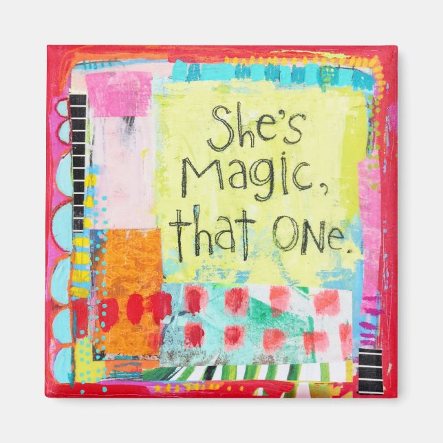 Íman Ela é mágica, aquele ímã (Frente)