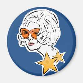 Íman Ela é um Estilo Retro Estrela