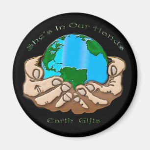 Íman ELA ESTÁ EM NOSSA Coleção DE MÃOS