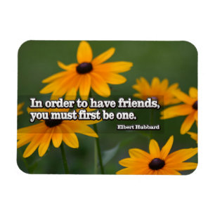 Íman Elbert Hubbard Inspirational Cote "Amigos" Flexi