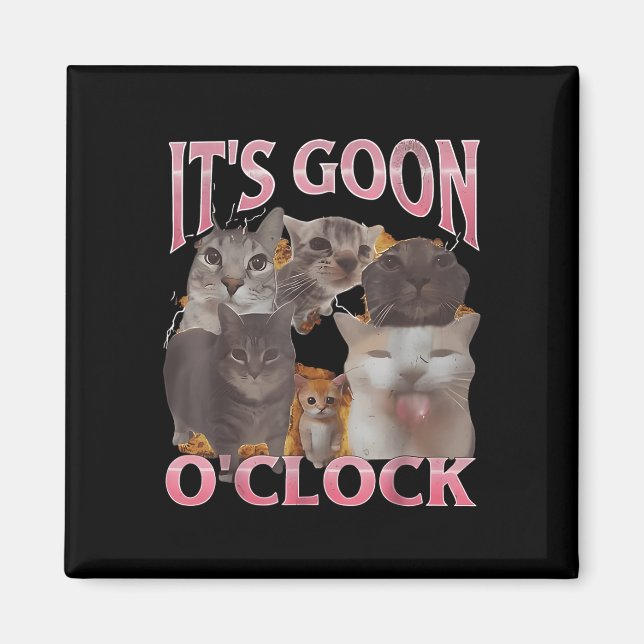Íman Ele 's é o O'relógio Cat Ironic Meme Me (Frente)