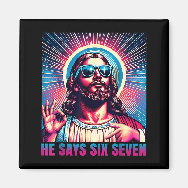 Íman Ele Diz Seis Sete Feliz Páscoa Jesus Singles Chris (Frente)