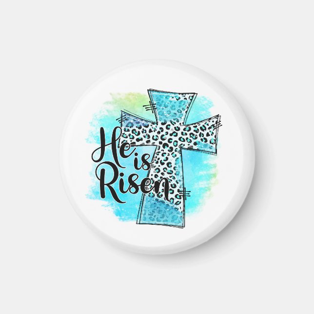 Íman Ele é Risen Cross Páscoa (Frente)