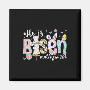 Íman Ele É Risen Jesus Felz pascoa Cristã Criança