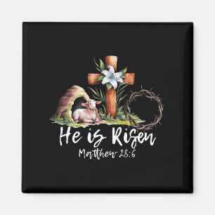 Íman Ele É Risen Ovelino Cruzando Jesus Gosto Cristão