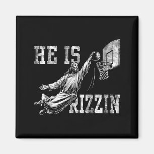 Íman Ele É Rizzin Engraçado Meme Cristão de Basquete Pá