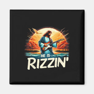 Íman Ele é Rizzin Páscoa Christian Jesus Vintage Jesus