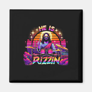 Íman Ele É Rizzy Dia Felz pascoa Engraçado Cristão E