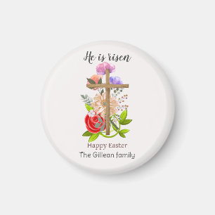Íman Ele está erguido, família floral de Páscoas de mad