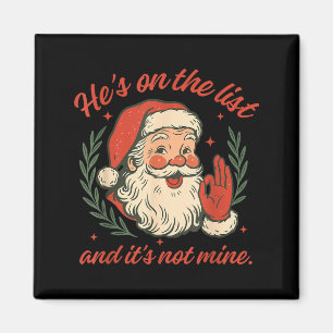 Íman Ele Está Na Lista E Não É Meu Natal Papai Noel P