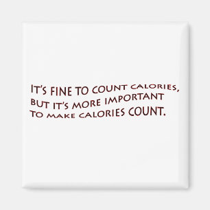 Íman Ele fino para contar calorias…