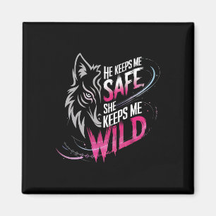 Íman Ele Me Mantém Seguro Ela Me Mantém Loba Amante de 