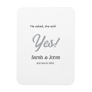 Íman Ele pediu ela disse sim noivado simples prata dat