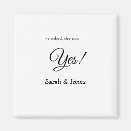 Íman Ele perguntou ela disse sim noivado simples minima