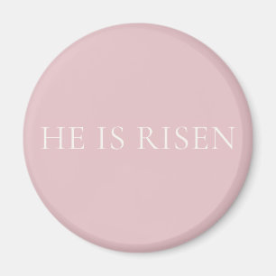 Íman Ele Ressuscitou Páscoa Rosa Decoração de Fé Cris