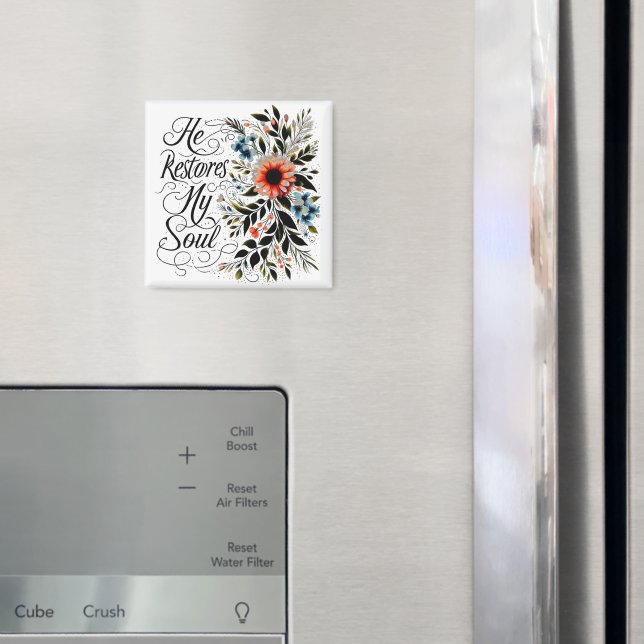 Íman Ele restaura a minha alma floral (In Situ (Fridge))