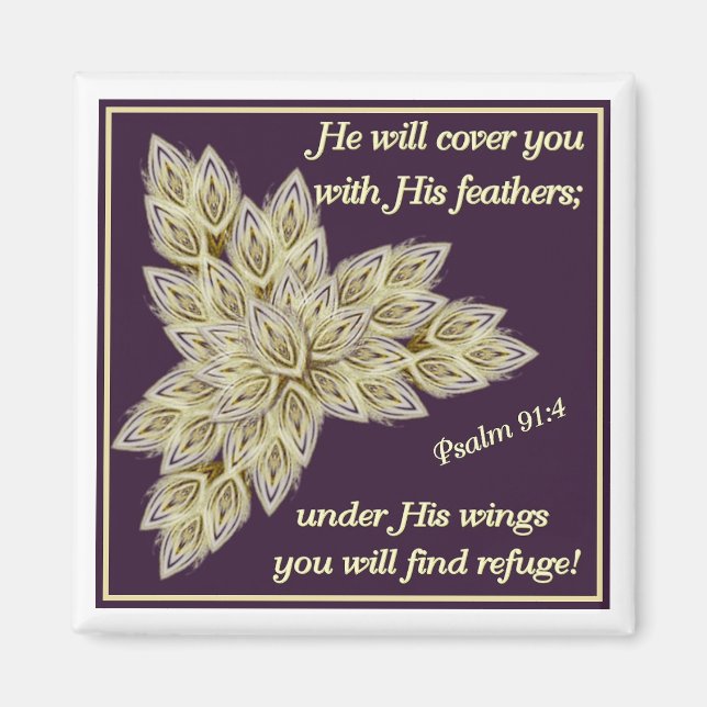 Íman Ele vai te cobrir com suas penas (Frente)