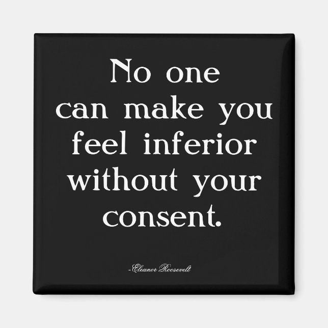 Íman Eleanor Roosevelt Quote Magnet (Frente)