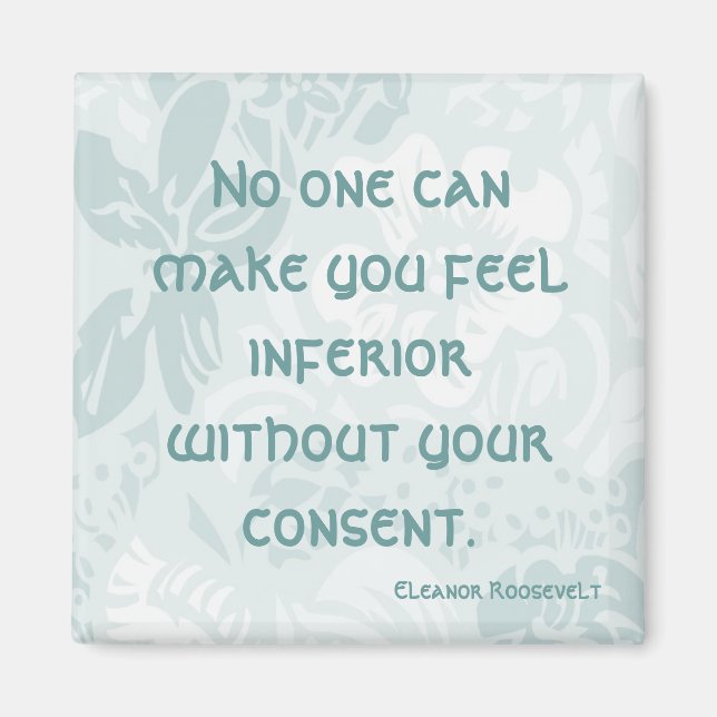 Íman Eleanor Roosevelt Sayings Imãs de geladeira (Frente)