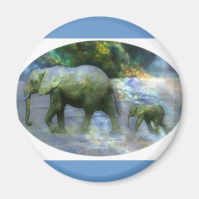 Íman Elefante Africano (Frente)