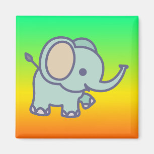 Íman Elefante Bebê Fofo Cartoon-47767
