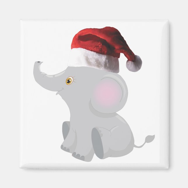 Íman Elefante bebê natalino (Frente)