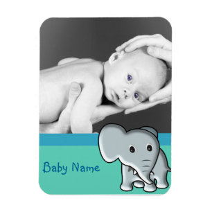 Íman Elefante da foto do bebê