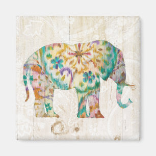 Íman Elefante de Boho Paisley mim