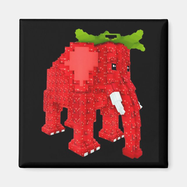 Íman Elefante de Morango  (Frente)