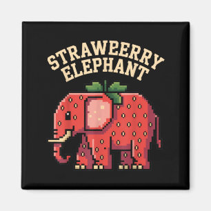 Íman Elefante de Morango para Amantes da Natureza Diver