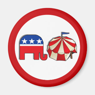 Íman Elefante do Circo Republicano e Tent Magnet
