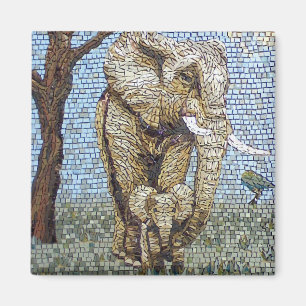 Íman Elefante do mosaico