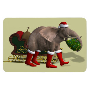 Íman Elefante Doce do Papai Noel