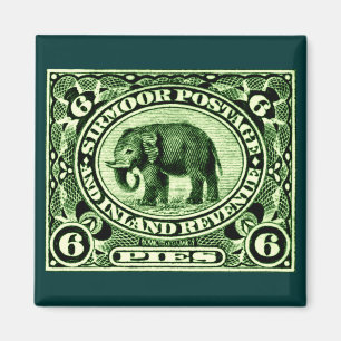 Íman Elefante dos Estados de Princesa Indianos 1895