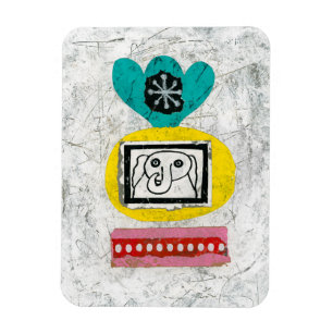 Íman Elefante É Um Magneta De Refrigerador Com Fio