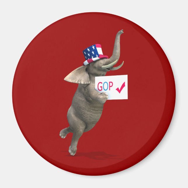 Íman Elefante GOP (Frente)