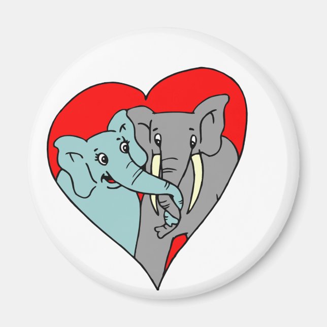Íman Elefante Love (Frente)
