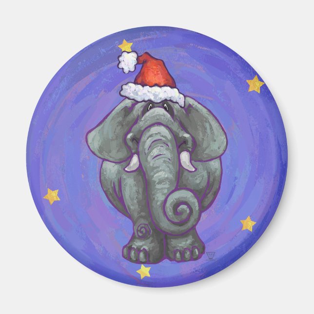 Íman Elefante Natal (Frente)