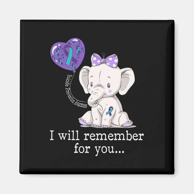 Íman Elefante para a prevenção do suicídio (Frente)
