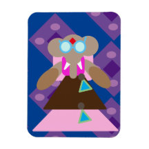 elefante-rainha Magneta de Foto Flexível