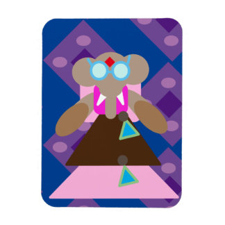 Íman elefante-rainha Magneta de Foto Flexível